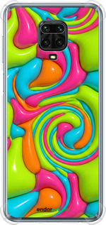 Силіконовий протиударний с посиленими кутами чехол Y2K Jelly Dream для Xiaomi Redmi Note 9S - 6780sp-2029 изображение 
