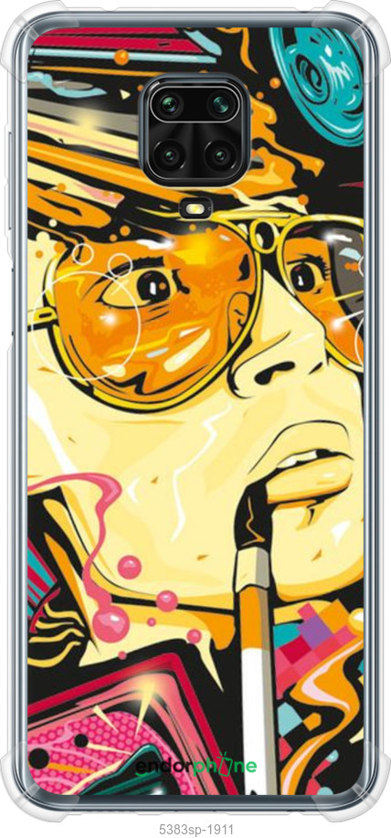 Силикон с усиленными углами чехол № 5383 для Xiaomi Redmi Note 9S - 5383sp-2029 изображение 