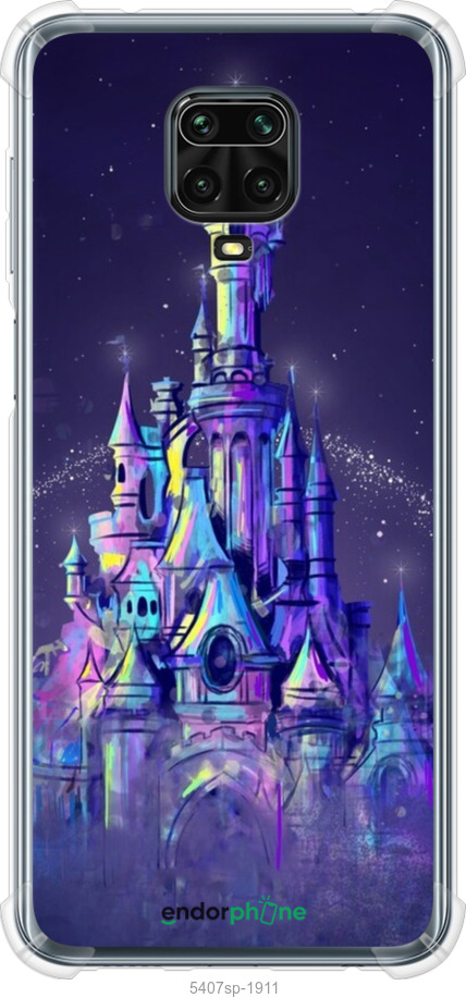 Силіконовий протиударний с посиленими кутами чехол № 5407 для Xiaomi Redmi Note 9S - 5407sp-2029 изображение 