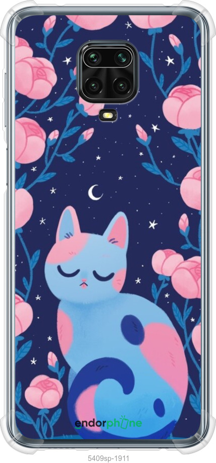 Силіконовий протиударний с посиленими кутами чехол № 5409 для Xiaomi Redmi Note 9S - 5409sp-2029 изображение 