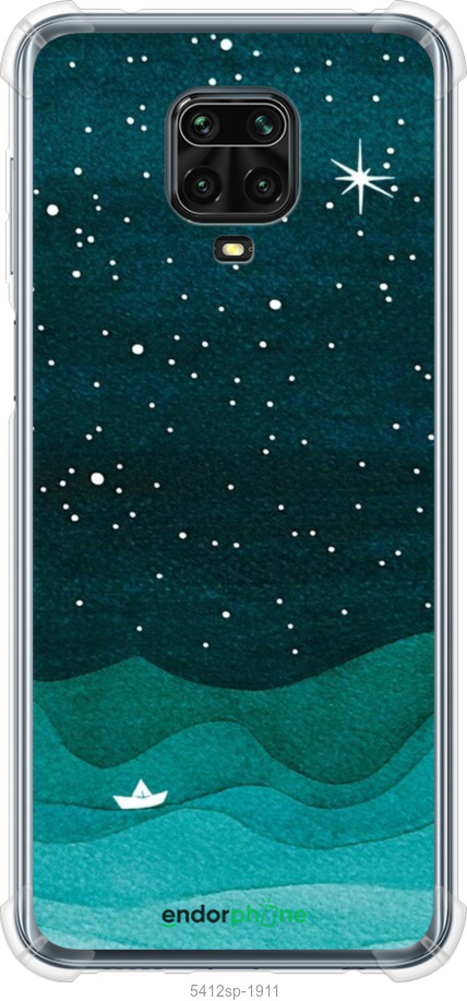 Силіконовий протиударний с посиленими кутами чехол № 5412 для Xiaomi Redmi Note 9S - 5412sp-2029 изображение 