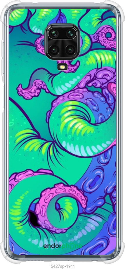 Силикон с усиленными углами чехол № 5427 для Xiaomi Redmi Note 9 Pro - 5427sp-1911 изображение 