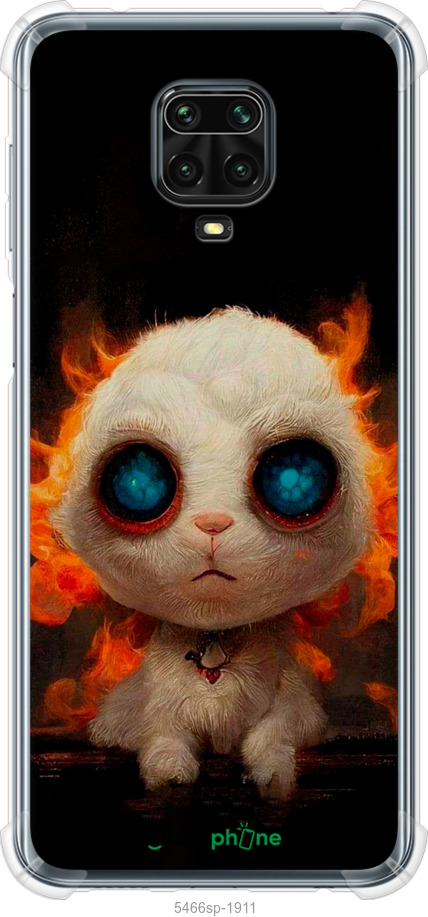 Силіконовий протиударний с посиленими кутами чехол Бавовнятко для Xiaomi Redmi Note 9S - 5466sp-2029 изображение 