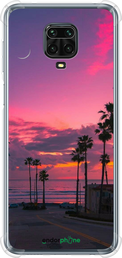 Силикон с усиленными углами чехол Пальмы для Xiaomi Redmi Note 9S - 5873sp-2029 изображение 