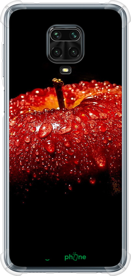 Силіконовий протиударний с посиленими кутами чехол Яблуко для Xiaomi Redmi Note 9 Pro - 6022sp-1911 изображение 