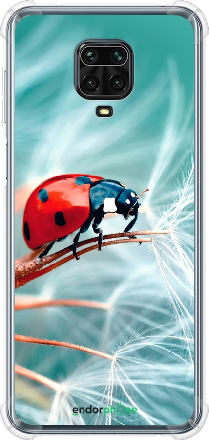 Силикон с усиленными углами чехол Божья коровка для Xiaomi Redmi Note 9S - 6049sp-2029 изображение 