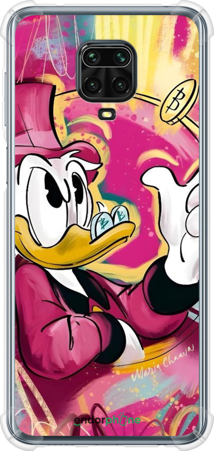 Силіконовий протиударний с посиленими кутами чехол Скрудж для Xiaomi Redmi Note 9S - 6283sp-2029 изображение 