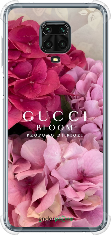 Силіконовий протиударний с посиленими кутами чехол Гучи для Xiaomi Redmi Note 9S - 6341sp-2029 изображение 