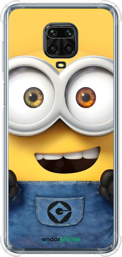 Силикон с усиленными углами чехол Миньон для Xiaomi Redmi Note 9S - 6389sp-2029 изображение 