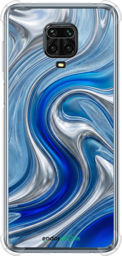 Силіконовий протиударний с посиленими кутами чехол Liquid Chrome для Xiaomi Redmi Note 9 Pro - 6781sp-1911 изображение 