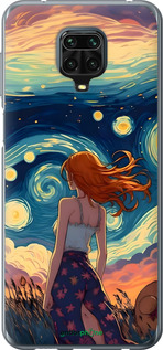 Силіконовий чехол Дівчина Арт для Xiaomi Redmi Note 9S - 6325u-2029 изображение 