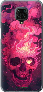 Силиконовый чехол Череп арт для Xiaomi Redmi Note 9 Pro - 6385u-1911 изображение 