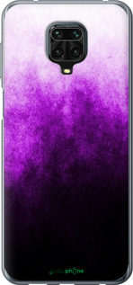 Силиконовый чехол Абстрактная композиция в фиолетовых тонах для Xiaomi Redmi Note 9S - 6478u-2029 изображение 