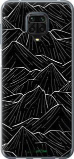 Силіконовий чехол Із зображенням Темних гір для Xiaomi Redmi Note 9S - 6489u-2029 изображение 