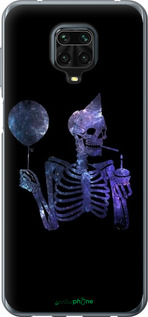 Силиконовый чехол Скелетное искусство для Xiaomi Redmi Note 9S - 6536u-2029 изображение 