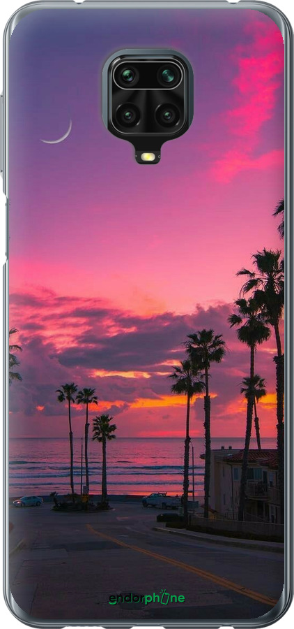 Силиконовый чехол Пальмы для Xiaomi Redmi Note 9S - 5873u-2029 изображение 
