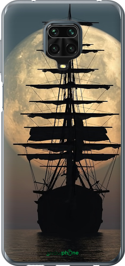 Силиконовый чехол Корабль для Xiaomi Redmi Note 9 Pro - 5998u-1911 изображение 