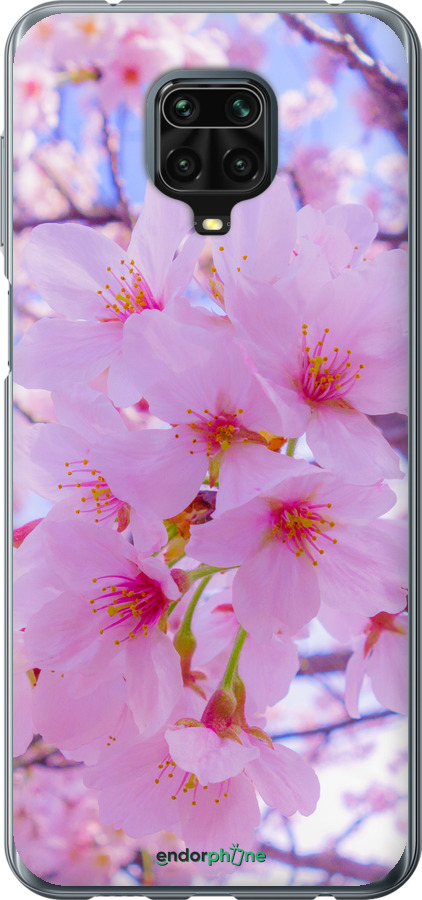 Силіконовий чехол Сакура для Xiaomi Redmi Note 9S - 6029u-2029 изображение 