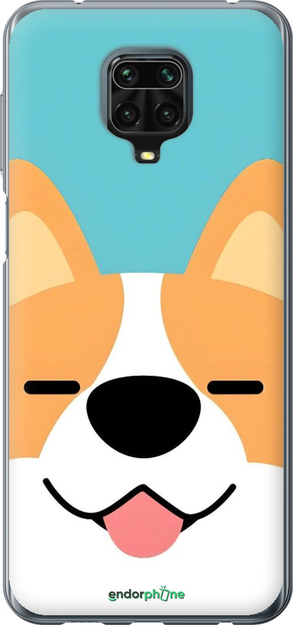 Силиконовый чехол Корги для Xiaomi Redmi Note 9S - 6280u-2029 изображение 