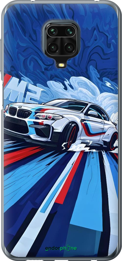 Силиконовый чехол БМВ для Xiaomi Redmi Note 9S - 6292u-2029 изображение 