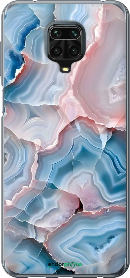 Силиконовый чехол Мрамор для Xiaomi Redmi Note 9S - 6306u-2029 изображение 