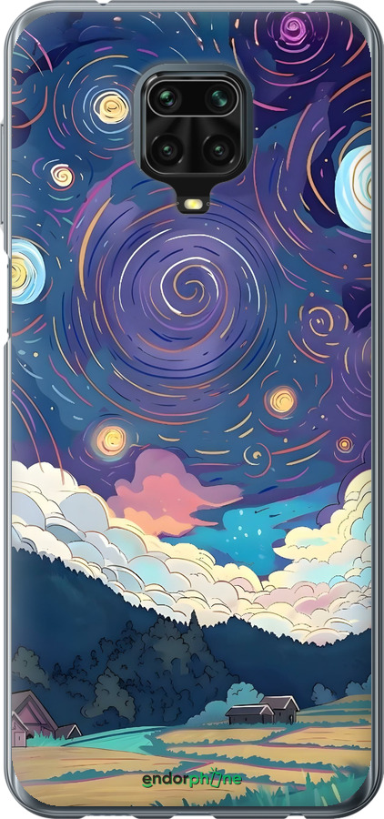 Силіконовий чехол Креативний арт для Xiaomi Redmi Note 9S - 6322u-2029 изображение 