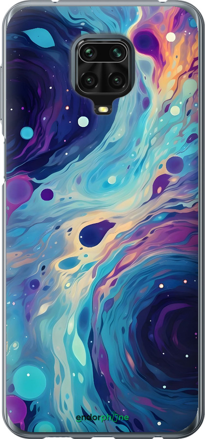 Силиконовый чехол Арт акварель для Xiaomi Redmi Note 9S - 6329u-2029 изображение 