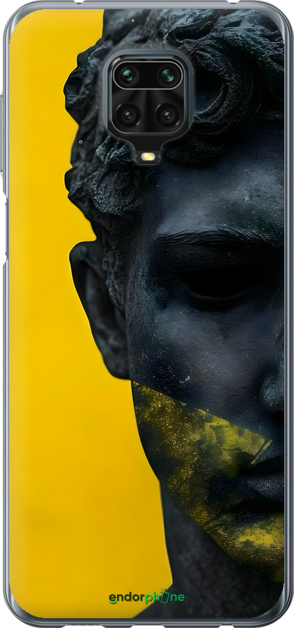 Силиконовый чехол Статуя арт для Xiaomi Redmi Note 9S - 6330u-2029 изображение 