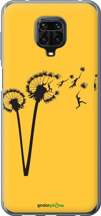 Силіконовий чехол Мінімалізм кульбаби для Xiaomi Redmi Note 9S - 6449u-2029 изображение 