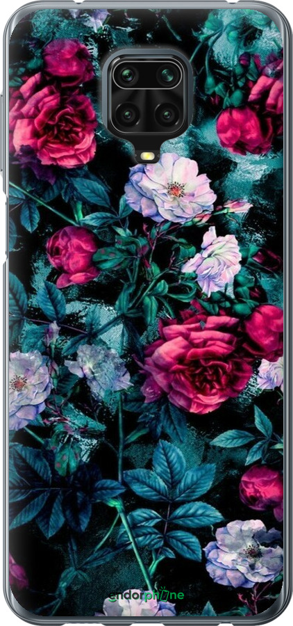 Силиконовый чехол Сад и розы для Xiaomi Redmi Note 9S - 6483u-2029 изображение 