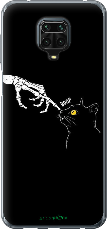Силіконовий чехол Кішка для Xiaomi Redmi Note 9S - 6505u-2029 изображение 