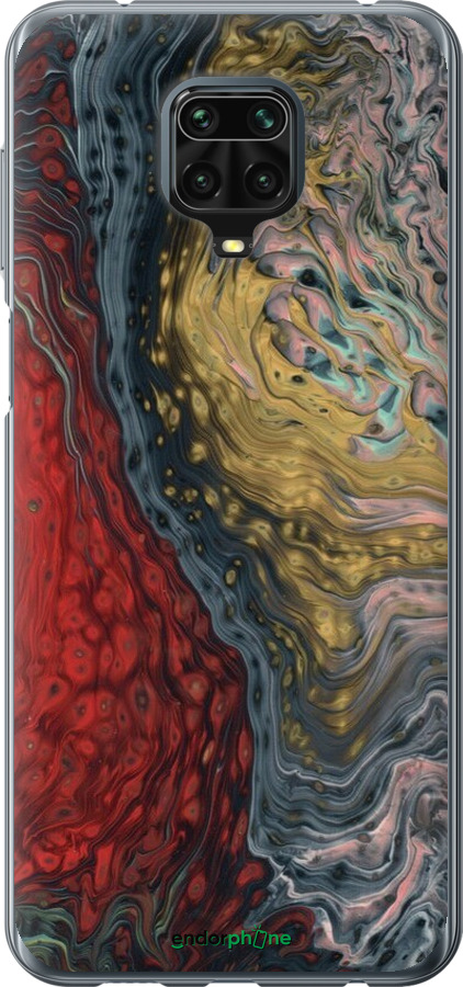 Силіконовий чехол Із зображенням абстрактного живопису для Xiaomi Redmi Note 9S - 6530u-2029 изображение 