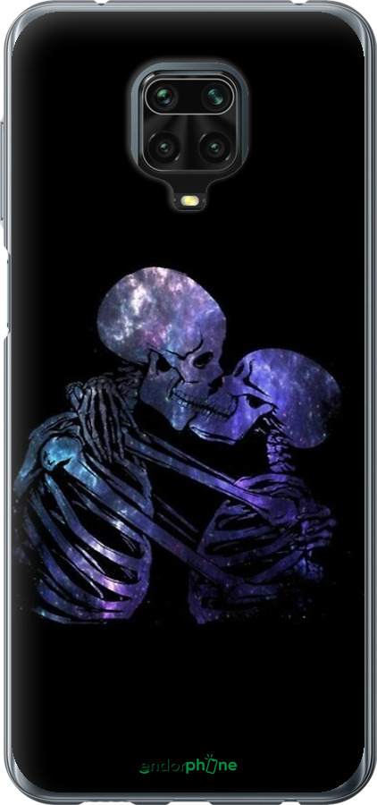Силиконовый чехол С изображением скелета для Xiaomi Redmi Note 9S - 6537u-2029 изображение 