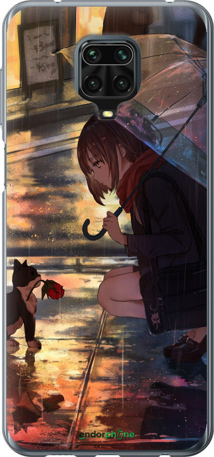 Силиконовый чехол Anime для Xiaomi Redmi Note 9 Pro - 6609u-1911 изображение 