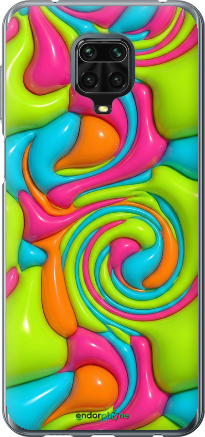 Силиконовый чехол Y2K Jelly Dream для Xiaomi Redmi Note 9S - 6780u-2029 изображение 