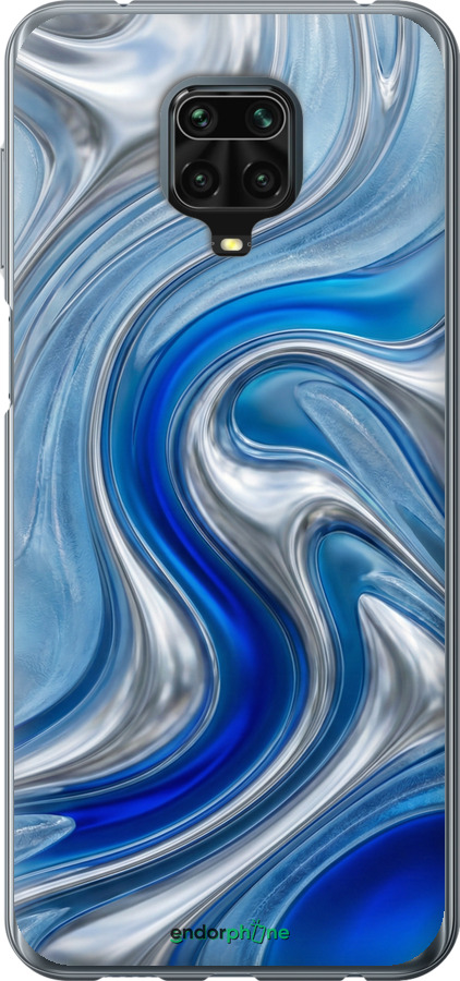 Силиконовый чехол Liquid Chrome для Xiaomi Redmi Note 9S - 6781u-2029 изображение 