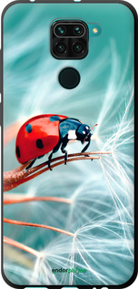TPU чехол Божья коровка для Xiaomi Redmi Note 9 - 6049b-2017 изображение 