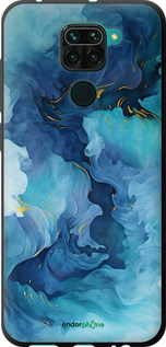 TPU чехол Акварель для Xiaomi Redmi Note 9 - 6320b-2017 изображение 