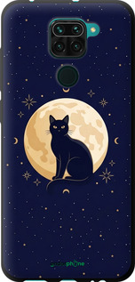 TPU чехол Cute Cat Celestial/Witchy для Xiaomi Redmi Note 9 - 6787b-2017 изображение 
