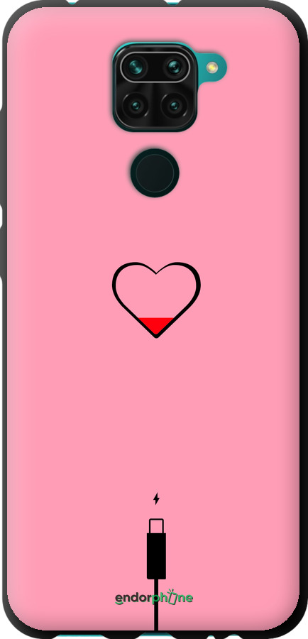 TPU чехол Подзарядка сердца1 для Xiaomi Redmi Note 9 - 4275b-2017 изображение 
