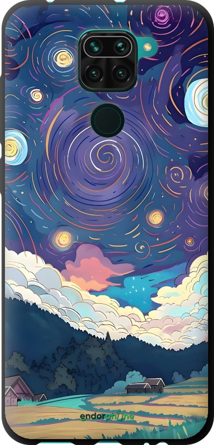 TPU чехол Креативний арт для Xiaomi Redmi Note 9 - 6322b-2017 изображение 