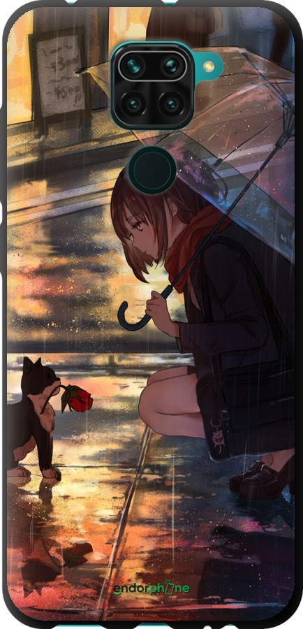 TPU чехол Anime для Xiaomi Redmi Note 9 - 6609b-2017 изображение 