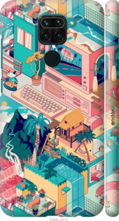 3D пластиковый матовый чехол № 5393 для Xiaomi Redmi Note 9 - 5393m-2017 изображение 