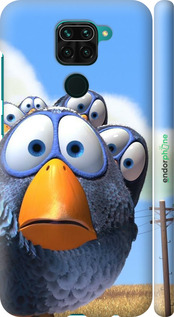 3D пластиковый матовый чехол Angry Birds для Xiaomi Redmi Note 9 - 6008m-2017 изображение 