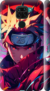 3D пластиковий матовий чехол Наруто для Xiaomi Redmi Note 9 - 6274m-2017 изображение 