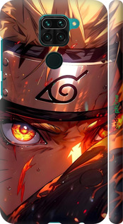 3D пластиковий матовий чехол Наруто для Xiaomi Redmi Note 9 - 6277m-2017 изображение 