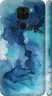 3D пластиковый матовый чехол Акварель для Xiaomi Redmi Note 9 - 6320m-2017 изображение 