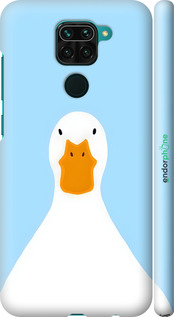 3D пластиковий матовий чехол Гусак для Xiaomi Redmi Note 9 - 6350m-2017 изображение 