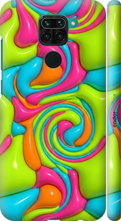 3D пластиковый матовый чехол Y2K Jelly Dream для Xiaomi Redmi Note 9 - 6780m-2017 изображение 