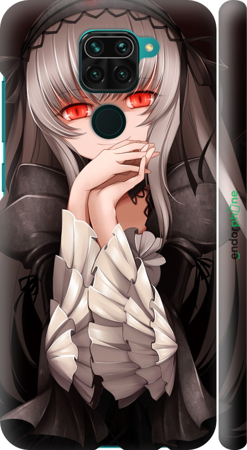 3D пластиковий матовий чехол Suigintou для Xiaomi Redmi Note 9 - 6606m-2017 изображение 